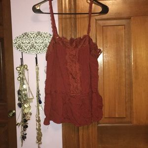 American Eagle Lace Tank Top